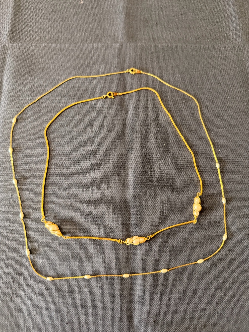 Vintage Elegant Gold-Tone Layered Women's Necklace